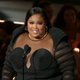 Lizzo accepts the Video For Good award for ‘About Damn Time’ onstage at the 2022 MTV VMAs at Prudential Center on August 28, 2022 in Newark, New Jersey. (Photo by Arturo Holmes/Getty Images)